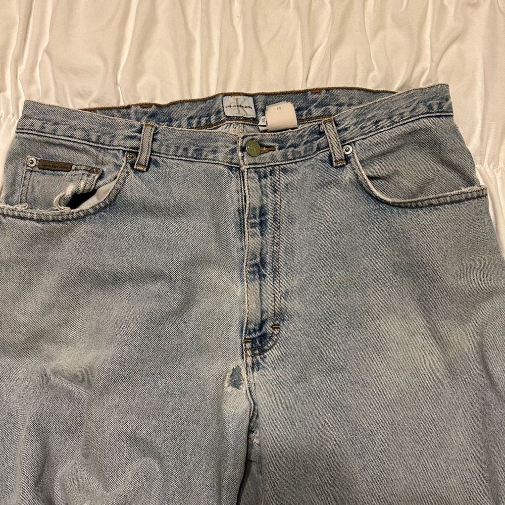 Calvin Klein Jeans Light Blue Boyfriend Denim